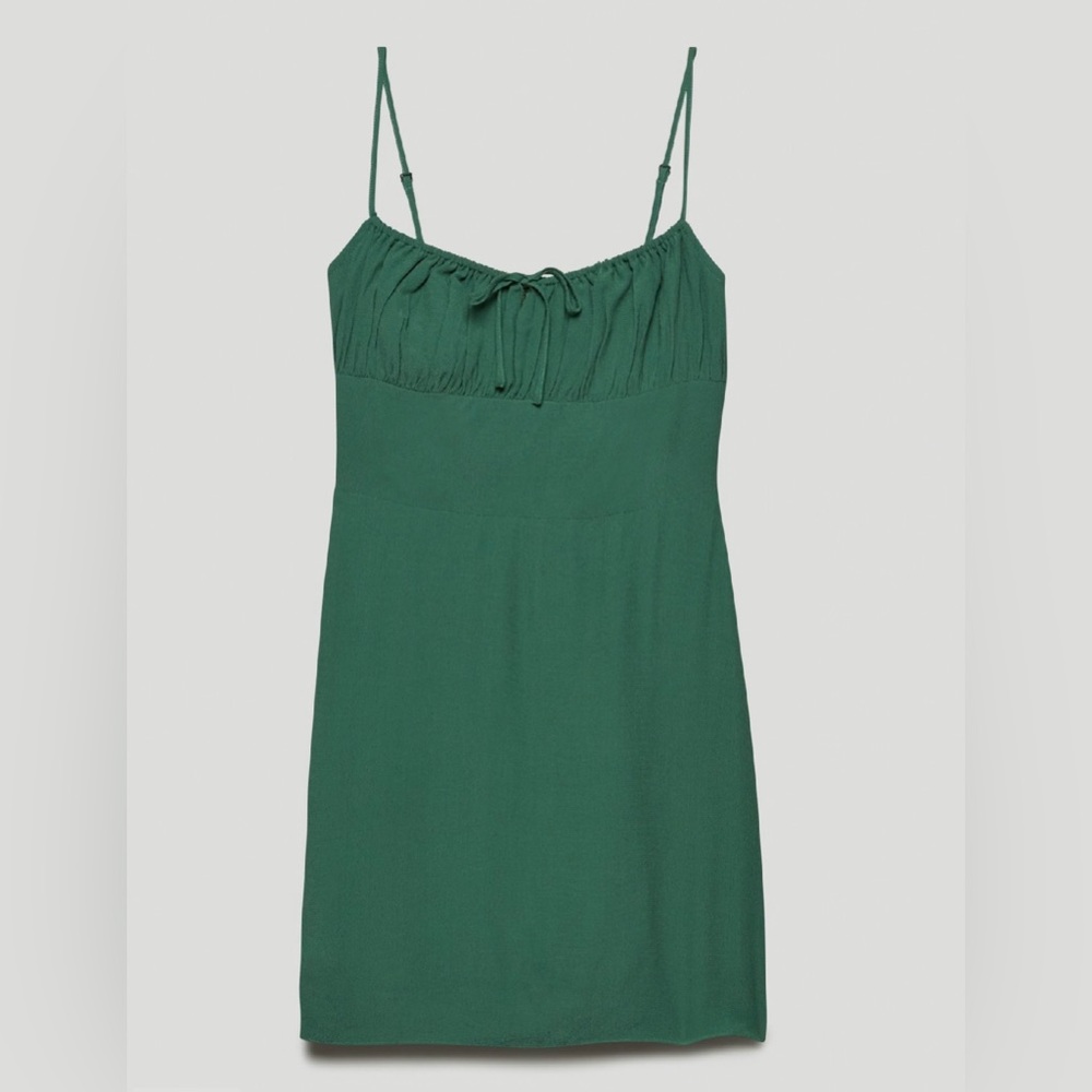 Aritzia Sunday Best Delilah Dress Green Sz Small